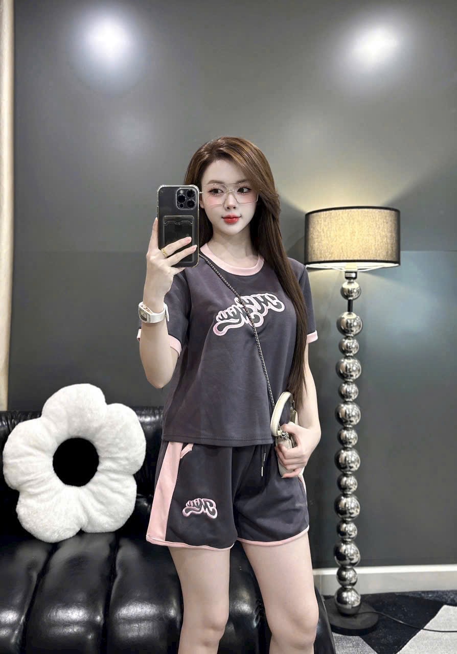 S963 - BỘ ĐÙI NỮ UMI THÊU MIUMIU