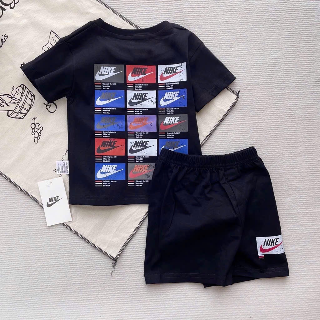 T651 - BỘ ĐÙI BÉ TRAI MÀU ĐEN NIKE