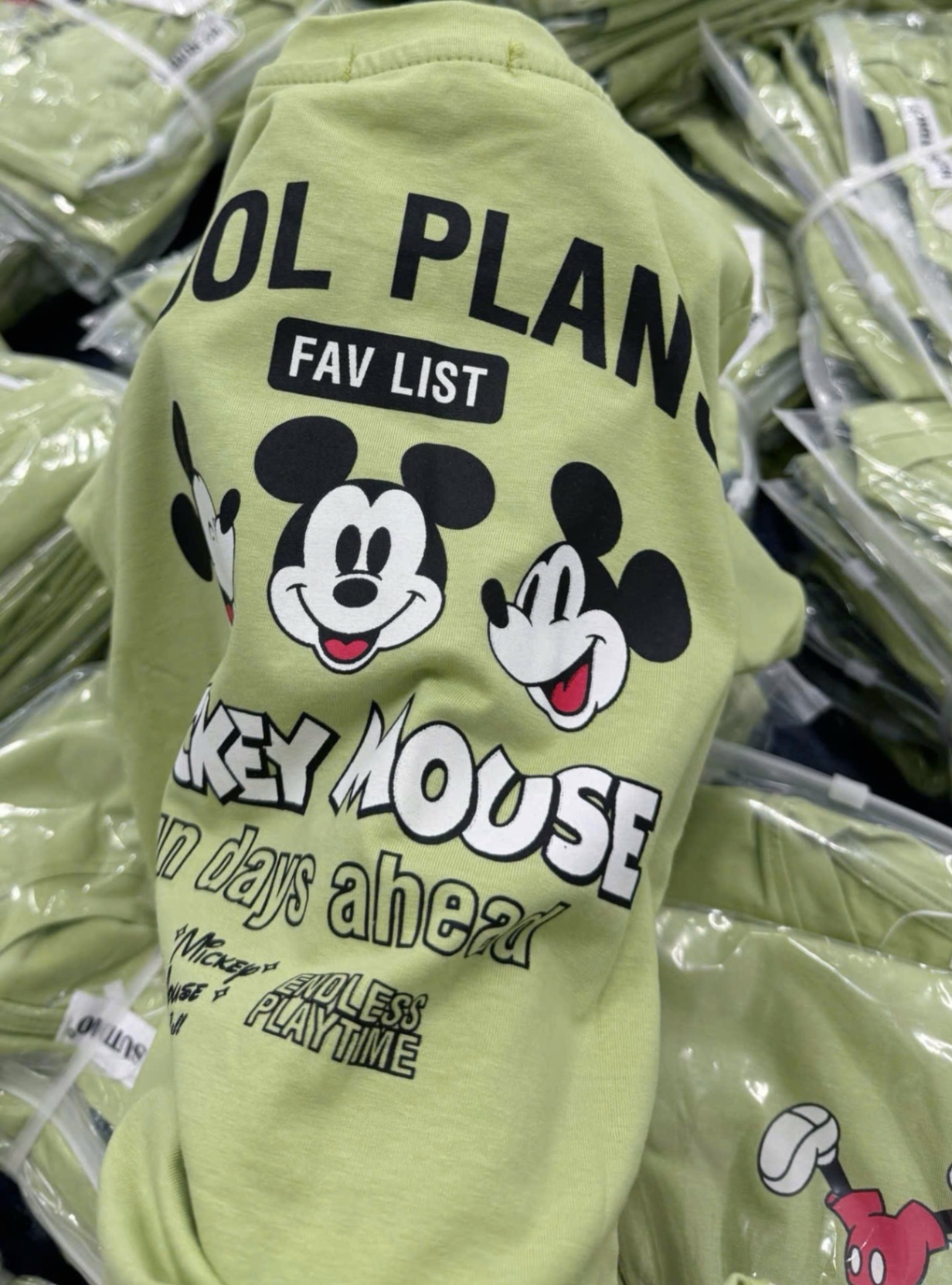 T659 - BỘ ĐÙI BÉ TRAI ÁO XANH MICKEY COOL PLANS QUẦN XÁM