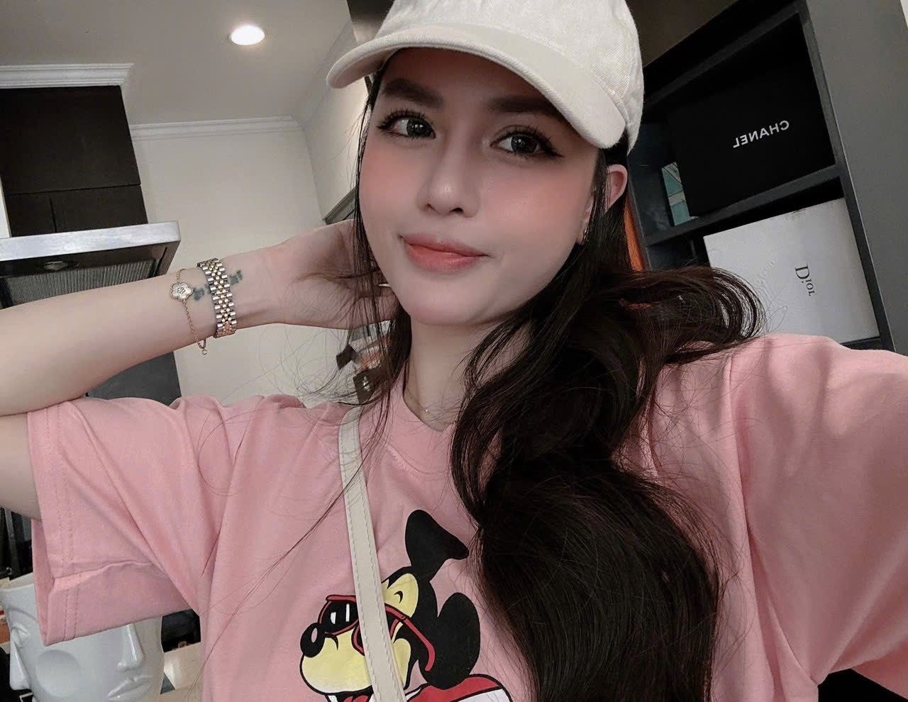 S986 - BỘ ĐÙI NỮ HỒNG MICKEY THINKS LIFE