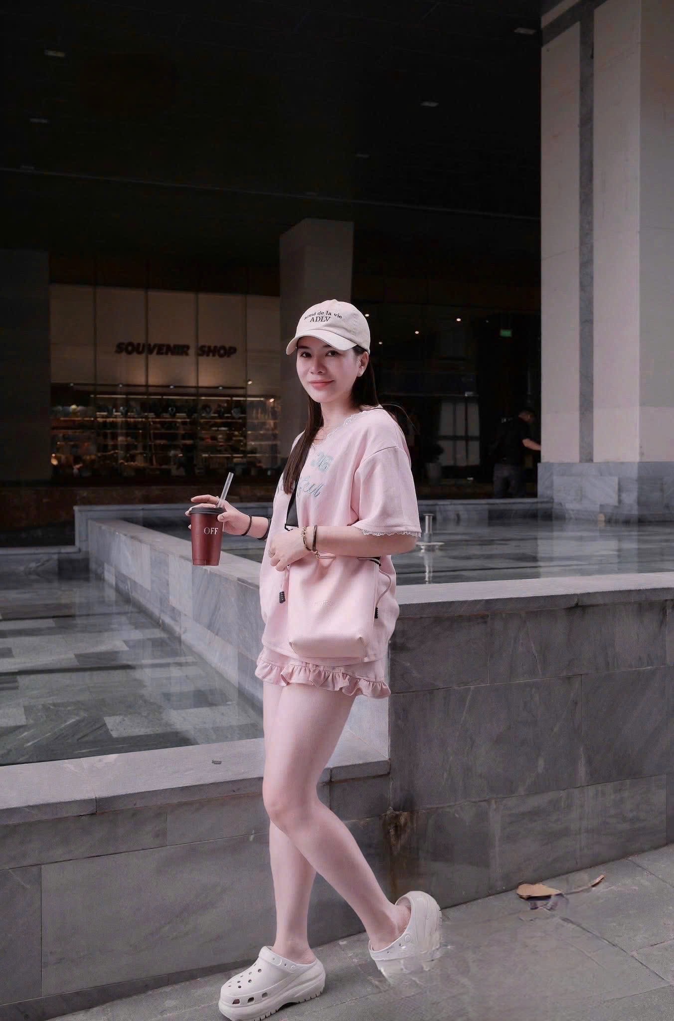 S985 - BỘ NỮ UMI CỔ TIM HỒNG PHỐI REN 36 VIỀN BÈO