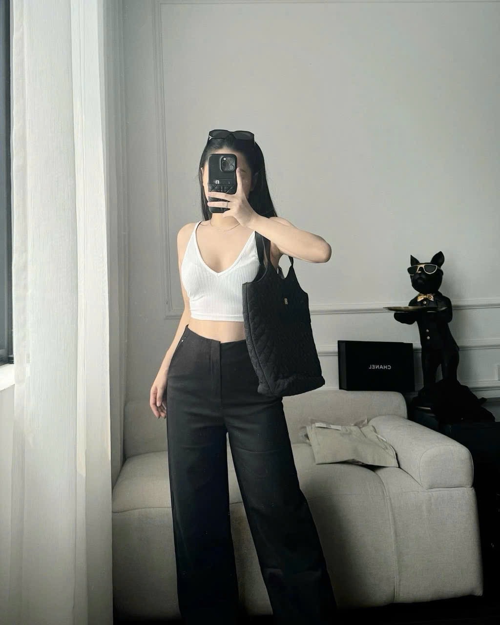 QNU592 - QUẦN SUÔNG LIEN KHOÁ TRƯỚC M6336