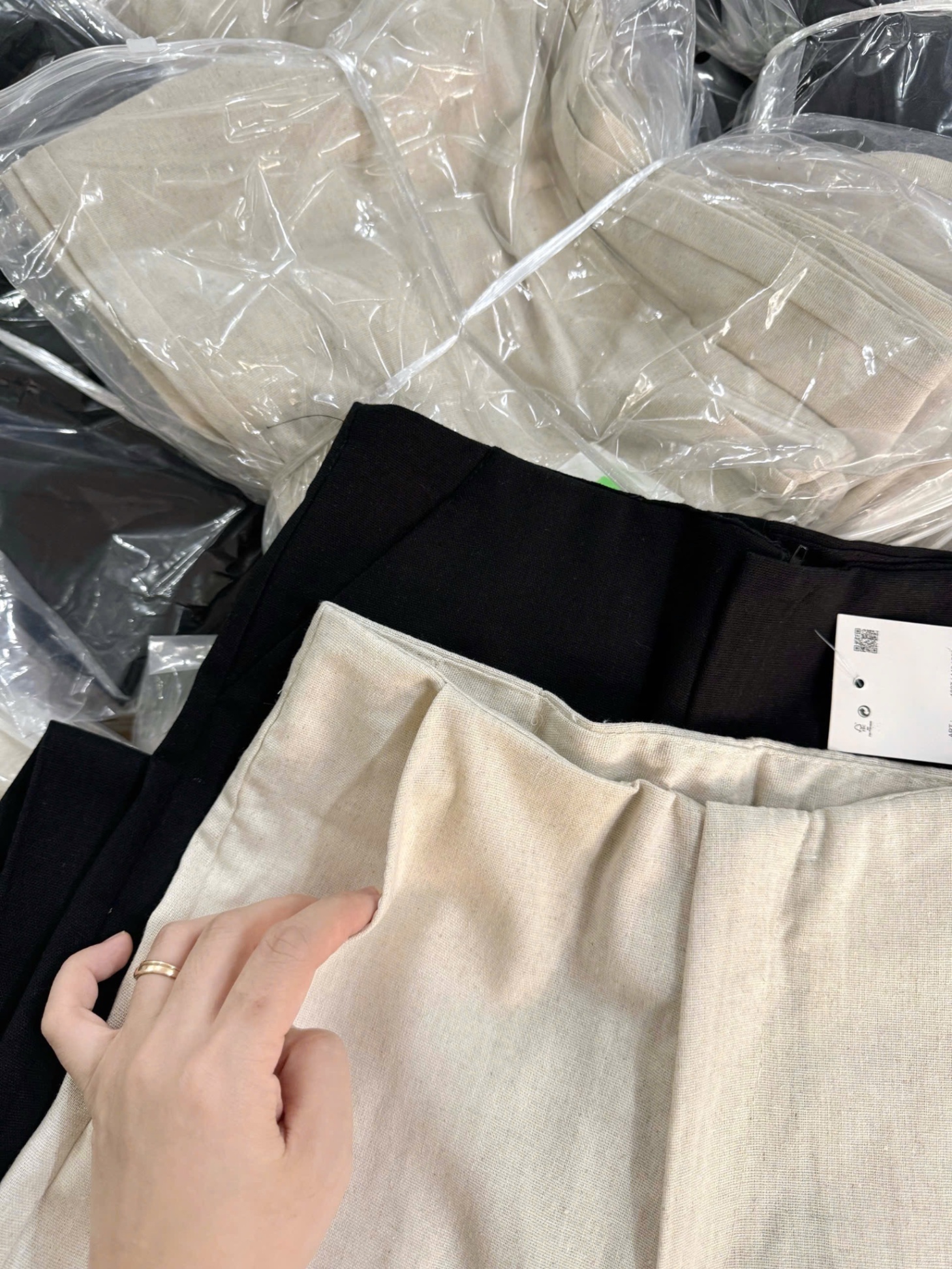 QNU592 - QUẦN SUÔNG LIEN KHOÁ TRƯỚC M6336