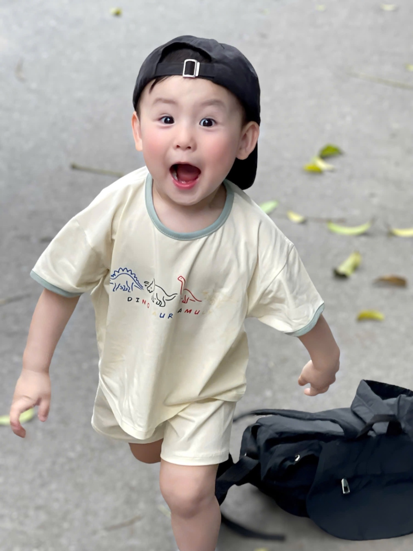 T670 - SET 2 BỘ ĐÙI BÉ TRAI KHỦNG LONG BE VIỀN XANH