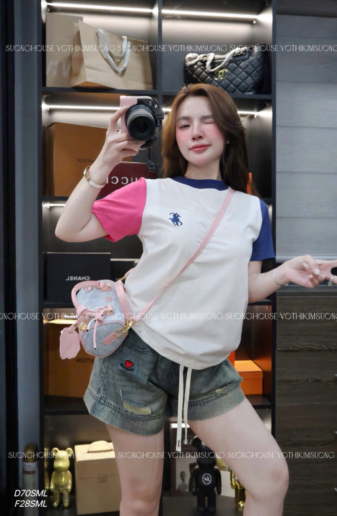 ANU214 - ÁO PHÔNG NỮ TRẮNG THÊU KỊ SĨ TAY HỒNG THAN