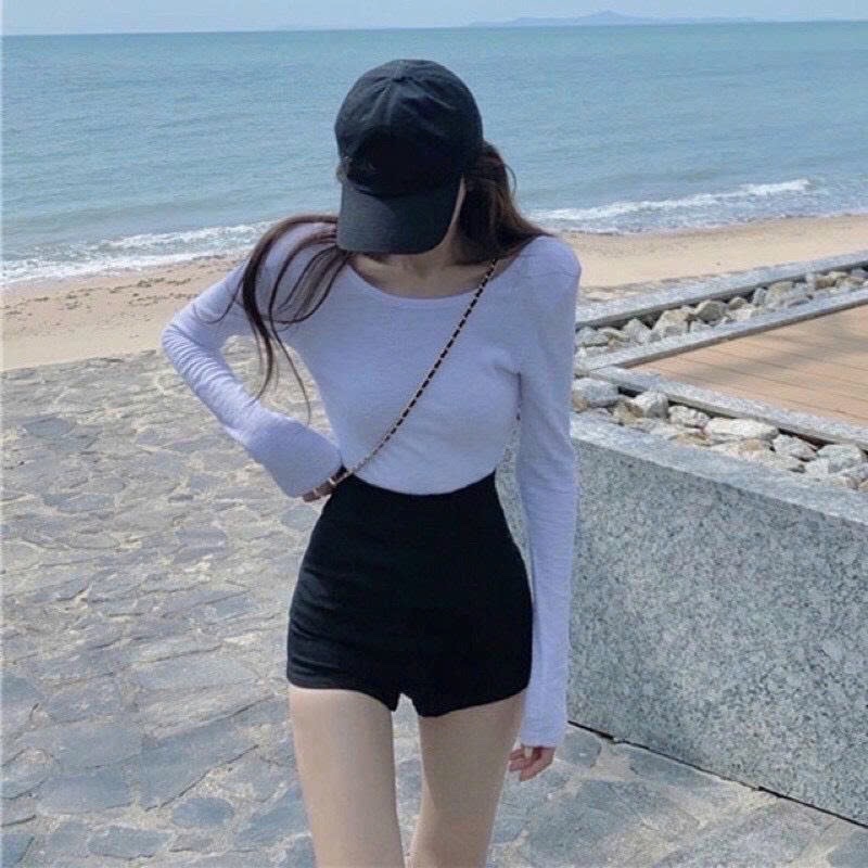 QNU594 - QUẦN SOOC UMI NỮ MÀU ĐEN