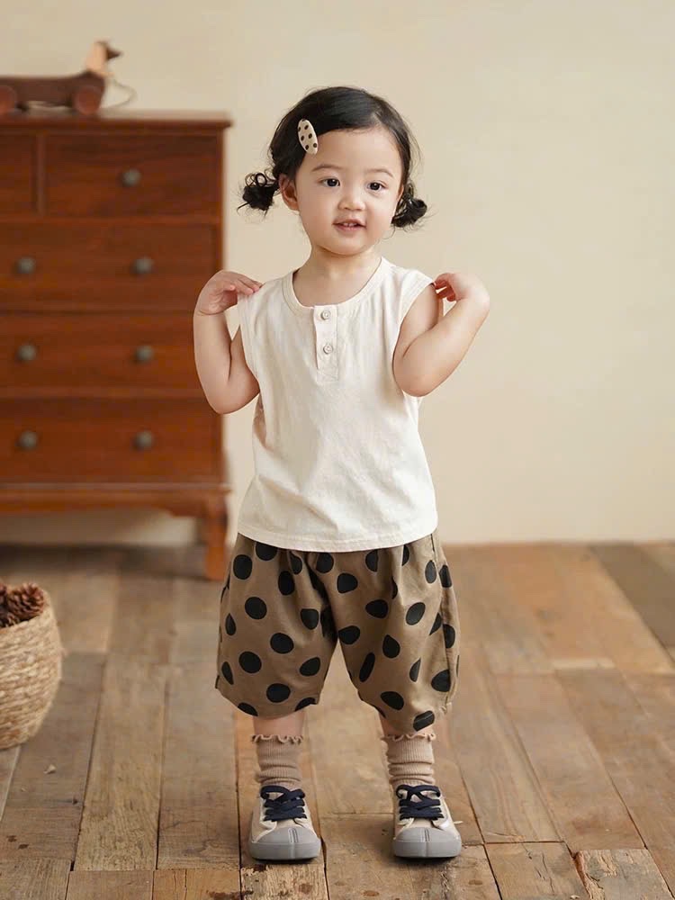 AB718 - SET 5 ÁO BÉ TRAI BA LỖ CÚC CỔ đen rêu xanh be