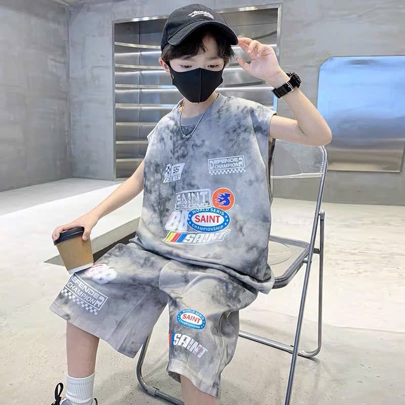 T700 - BỘ ĐÙI BÉ TRAI SIZE ĐẠI LOANG XÁM SAINT 88