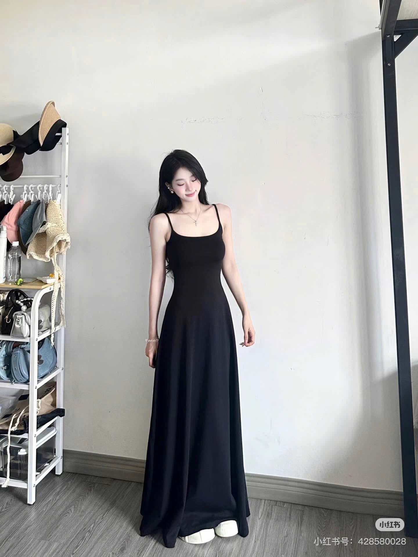 V474 - VÁY ZIP MAXI 2S MẢNH ĐỆM NGỰC