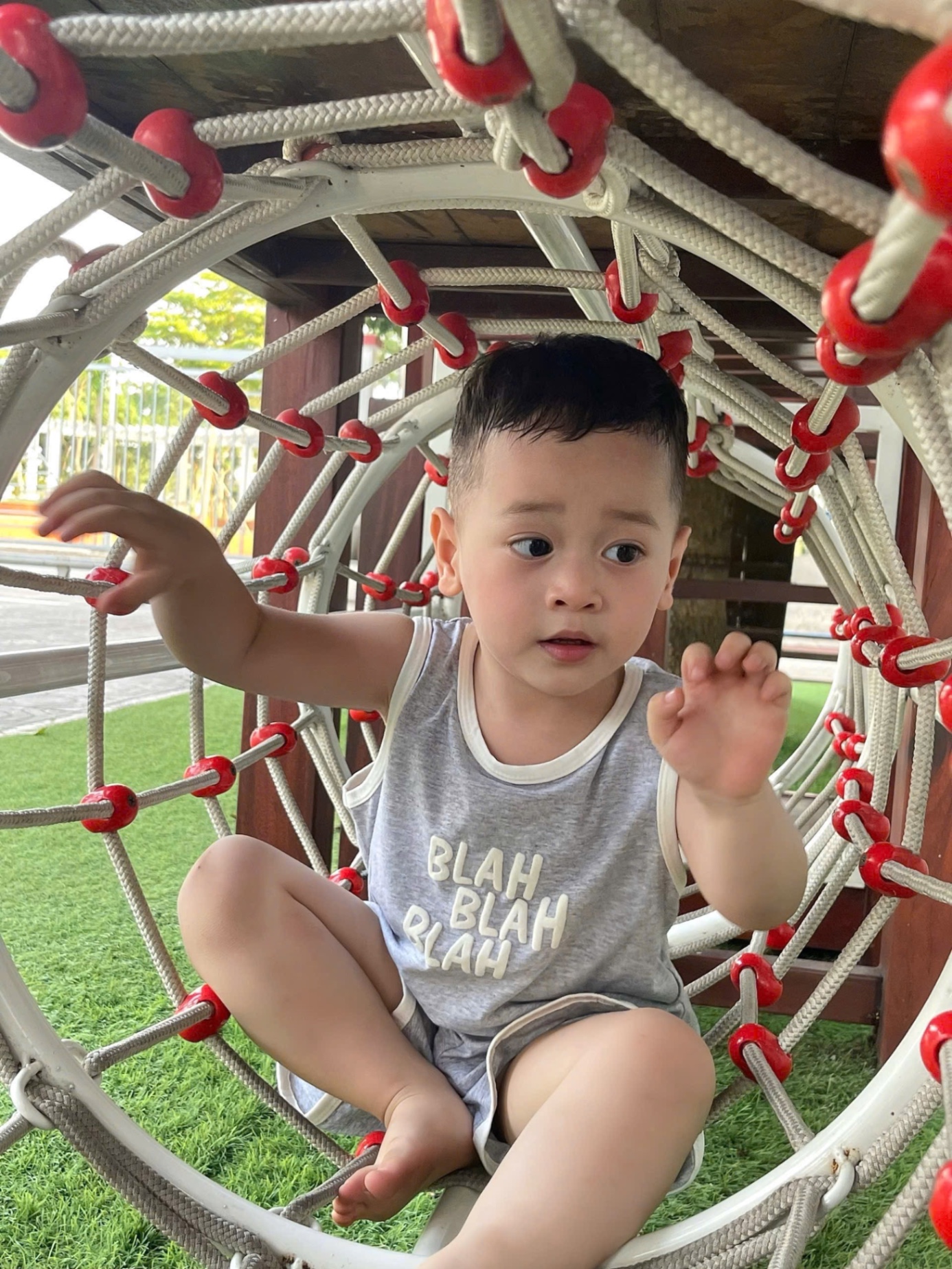 T706 - SET 2 BỘ ĐÙI BÉ TRAI BA LỖ BLAH xanh ghi