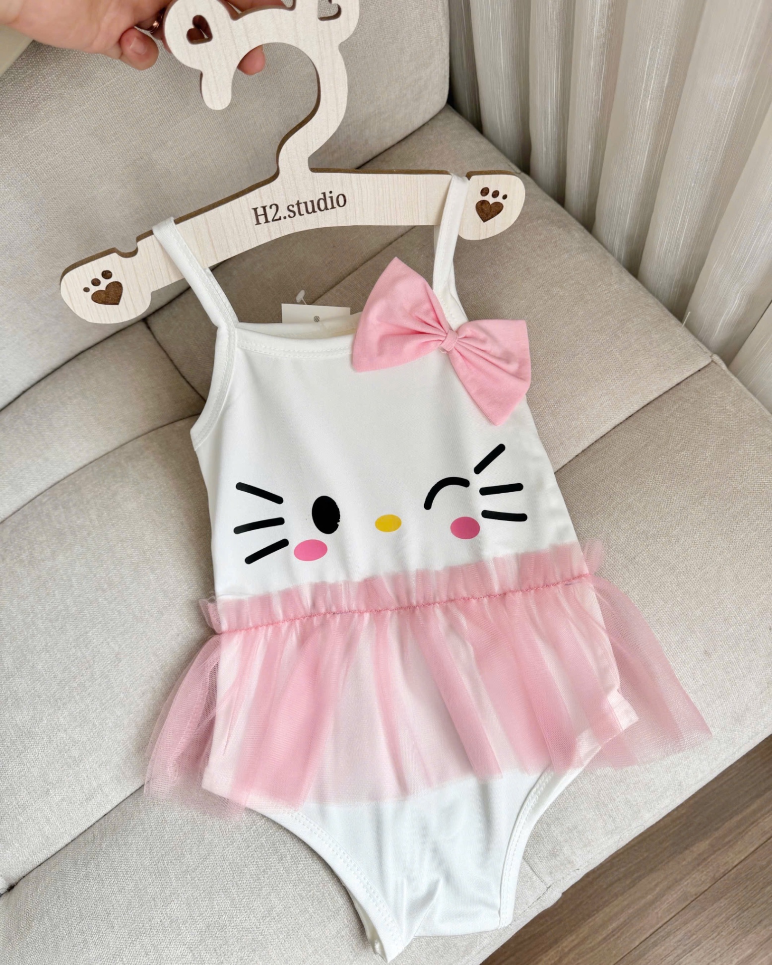 G616 - SET BƠI BÉ GÁI MÈO KITTY 2S VOAN BÈO