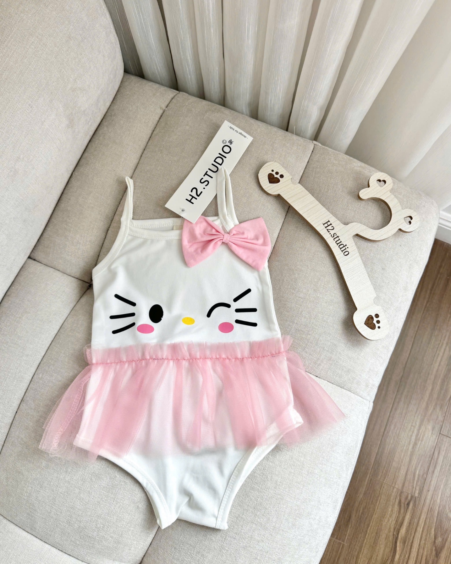 G616 - SET BƠI BÉ GÁI MÈO KITTY 2S VOAN BÈO