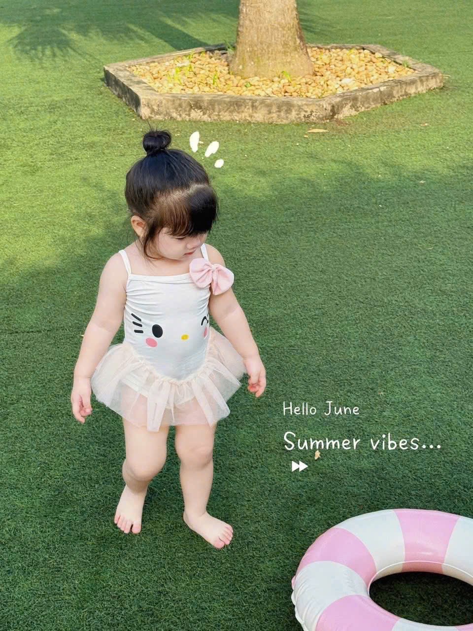 G616 - SET BƠI BÉ GÁI MÈO KITTY 2S VOAN BÈO