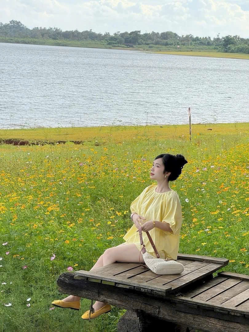 (hàng chờ) S053 - SET ÁO VÀNG TAY LỠ BỒNG QUẦN SOOC
