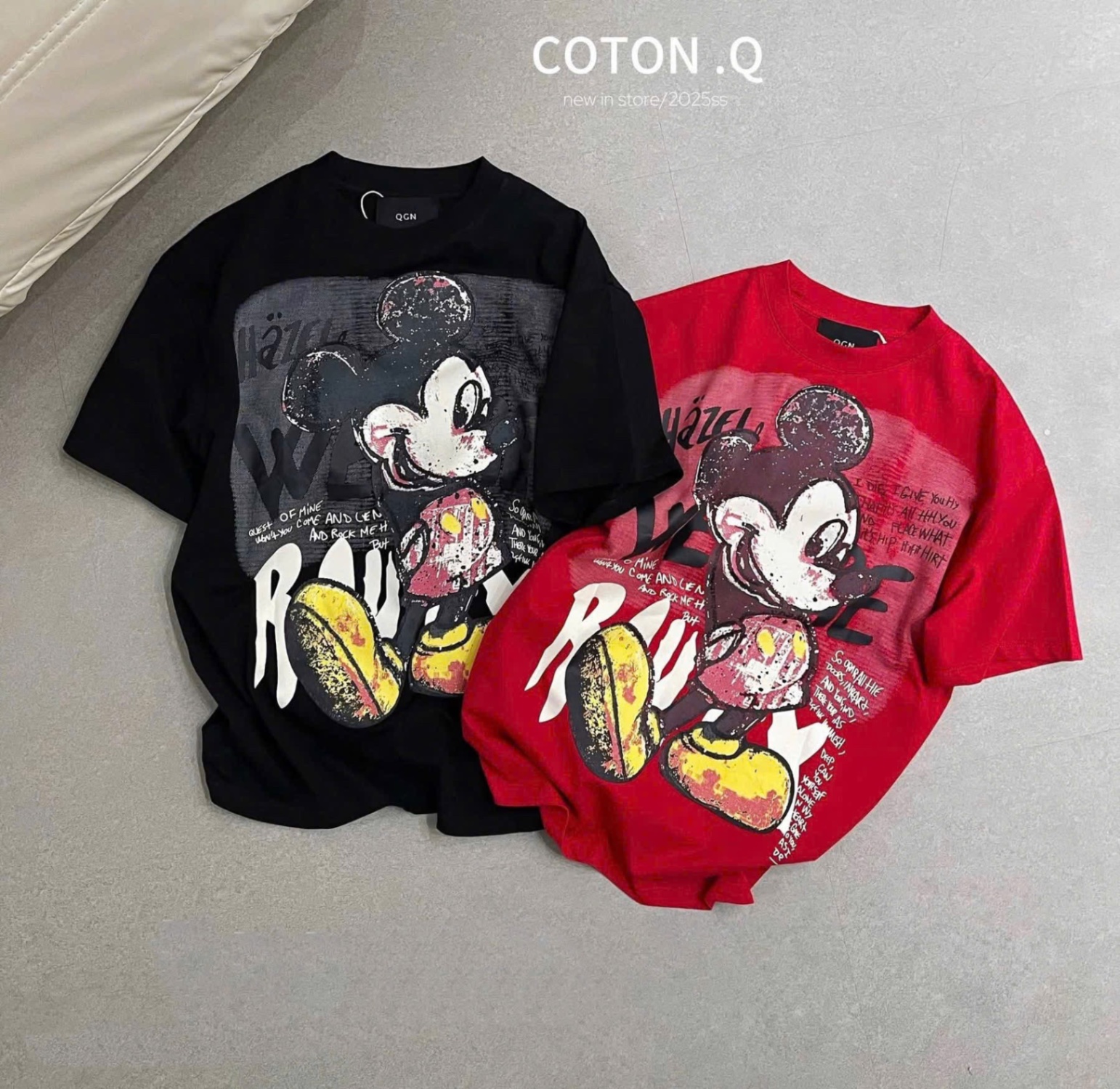 ANU235 - ÁO PHÔNG NỮ MICKEY LOANG MÀU HAZE