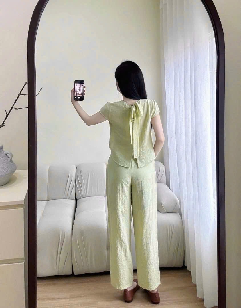 S060 - SET ĐŨI BUỘC NƠ SAU CÚC BỌC QUẦN SUÔNG
