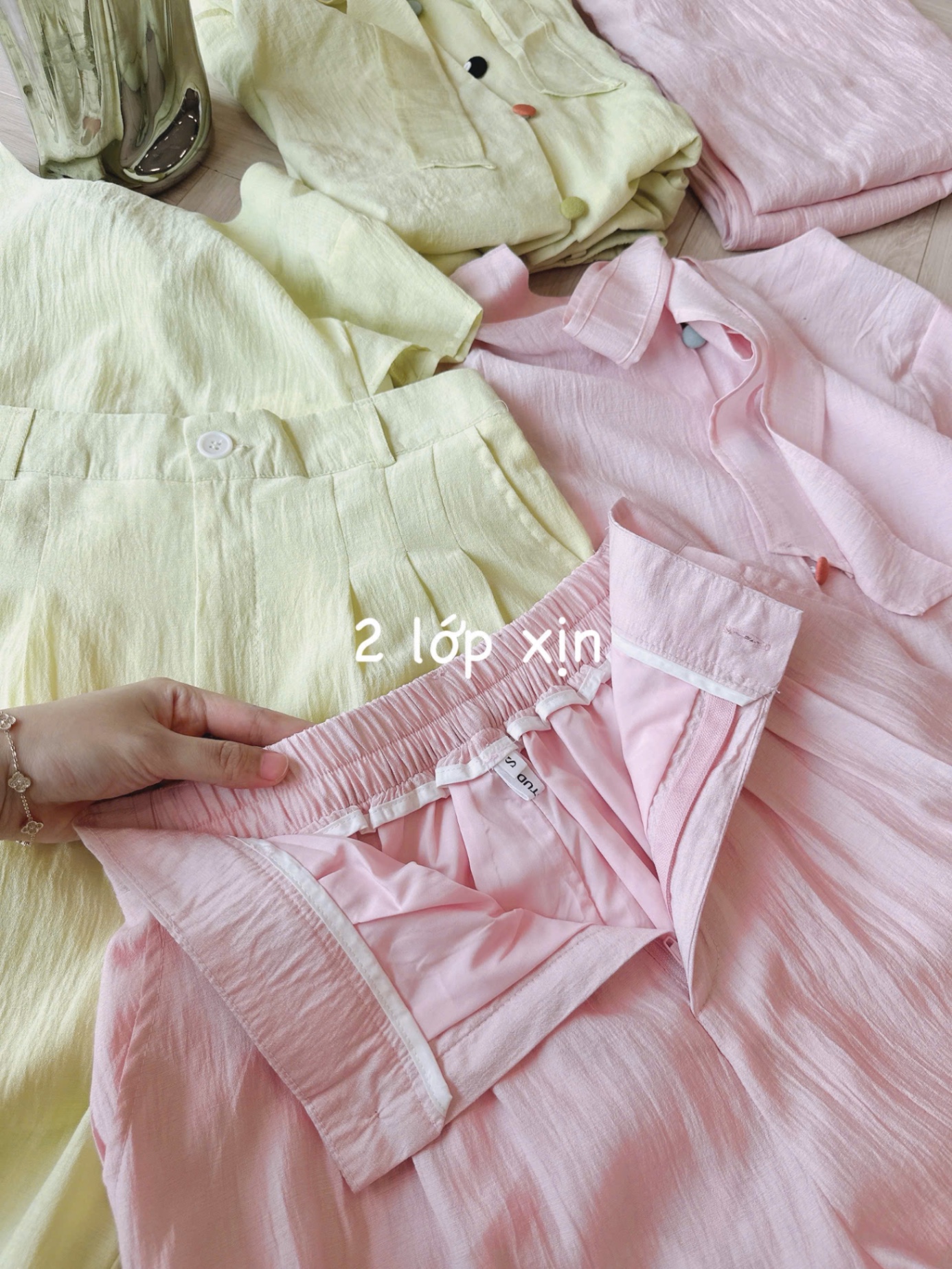 S060 - SET ĐŨI BUỘC NƠ SAU CÚC BỌC QUẦN SUÔNG