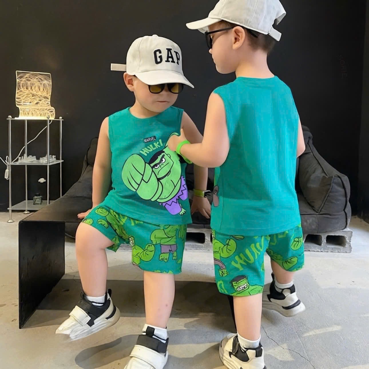 T736 - SET 3 BỘ ĐÙI BÉ TRAI BA LỖ SIÊU NHÂN HULK
