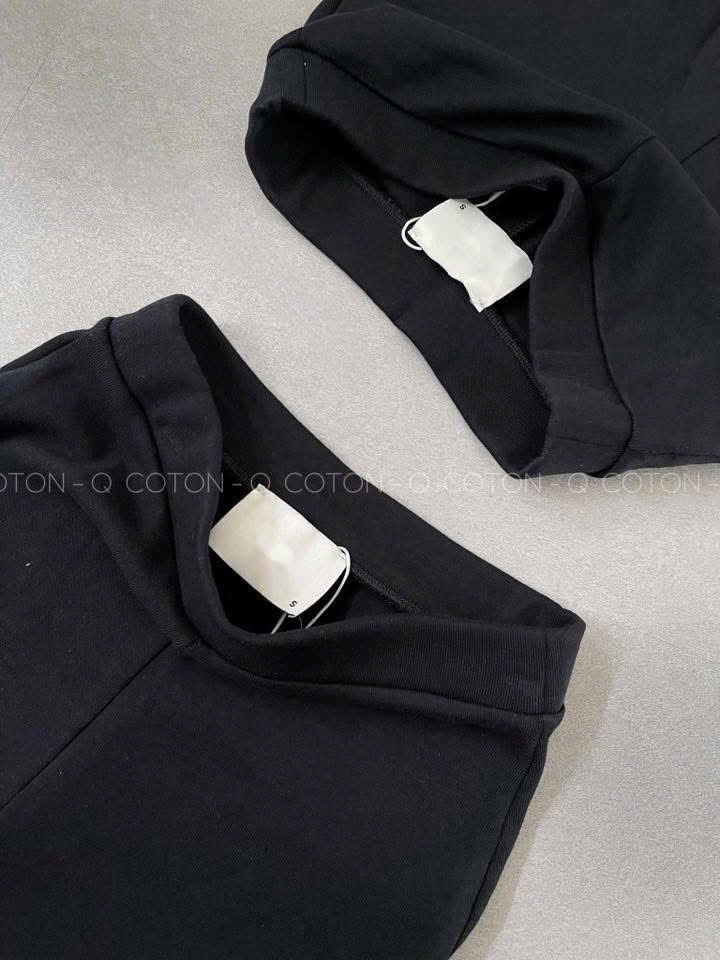 (hàng chờ) QNU609 - SET 2 QUẦN LEGGING ĐÙI COTTON ĐEN