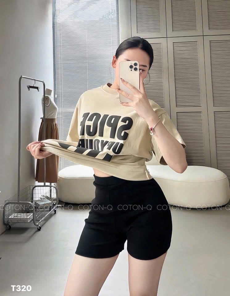 (hàng chờ) QNU609 - SET 2 QUẦN LEGGING ĐÙI COTTON ĐEN