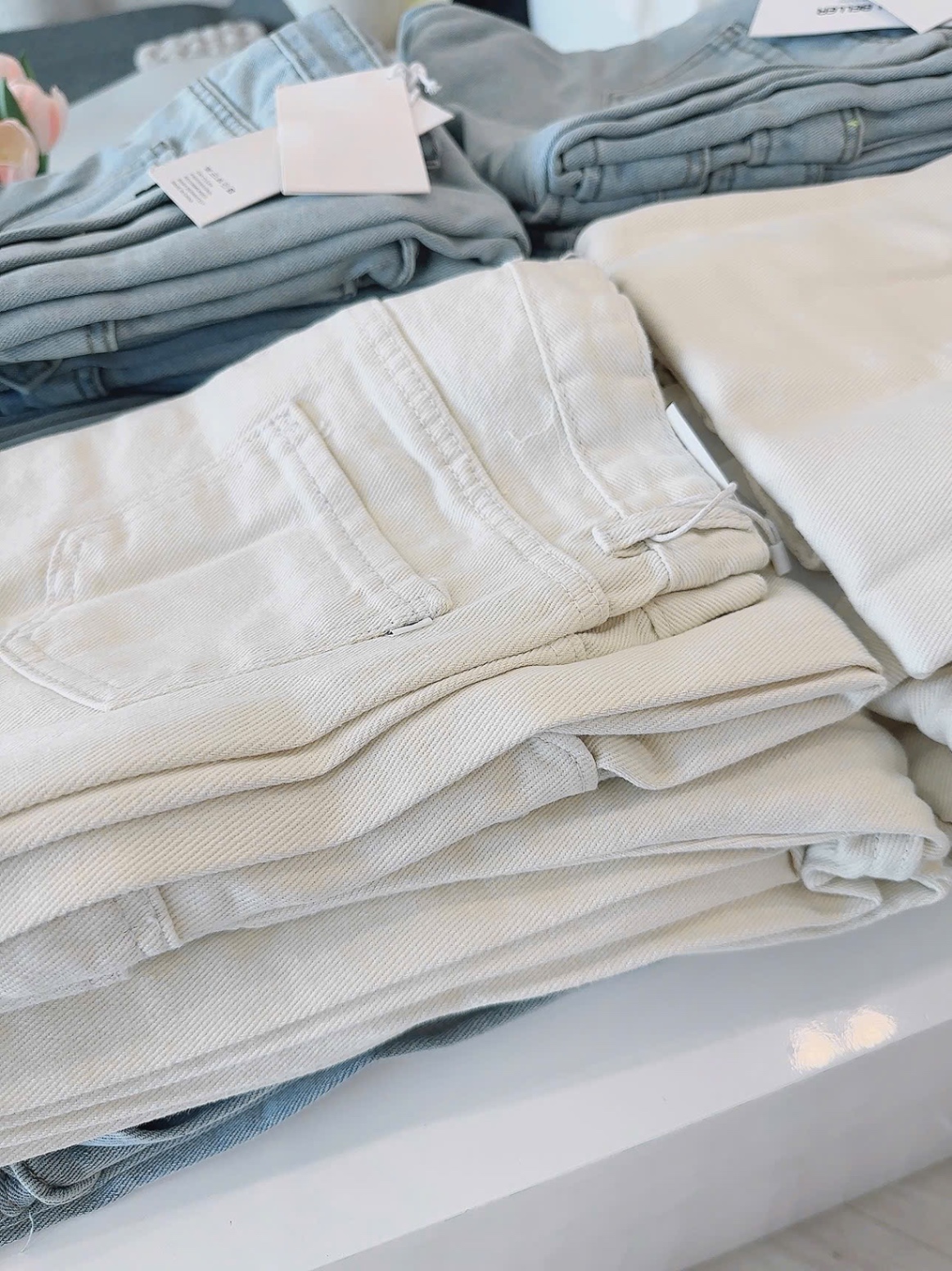 QNU606 - QUẦN JEANS SUÔNG TÚI HỘP 2M