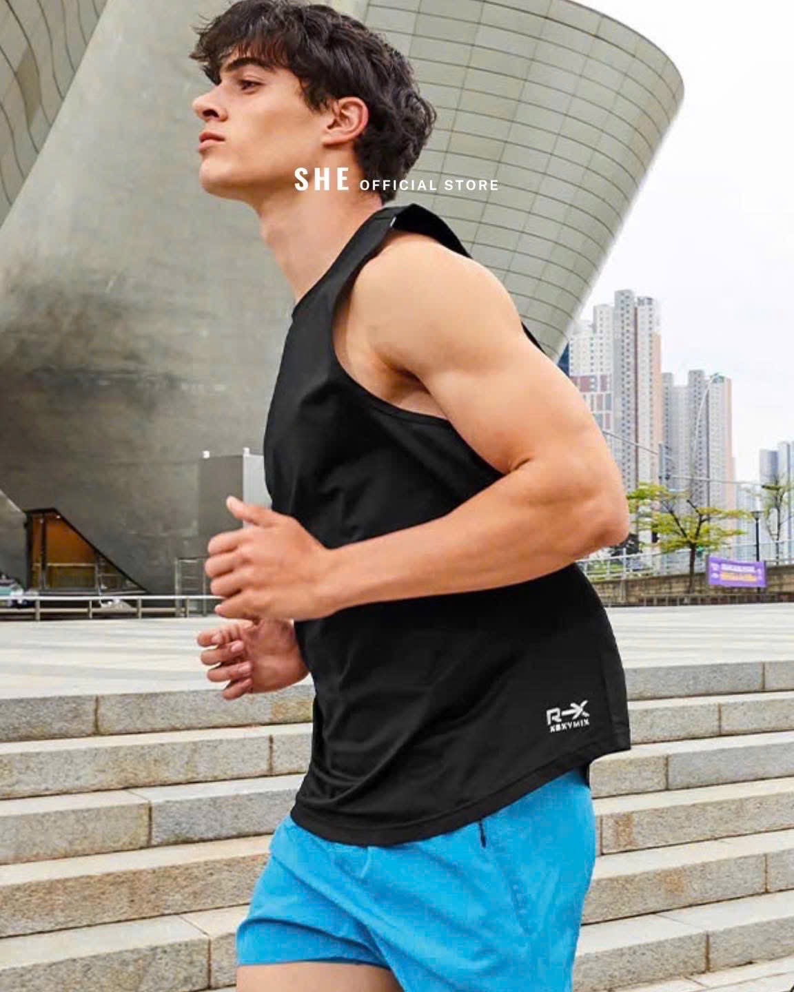 ANA149 - SET 3 ÁO BA LỖ NAM THÔNG HƠI đen xám trắng