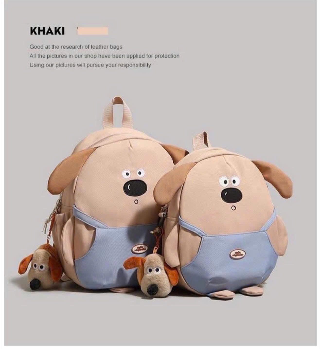 PK232 - BALÔ CHO BÉ HÌNH CHÓ KÈM MÓC