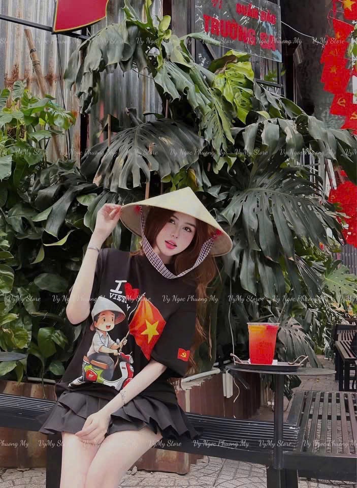 ANU263 - ÁO PHÔNG NỮ LÁI XE I ❤️ VIETNAM