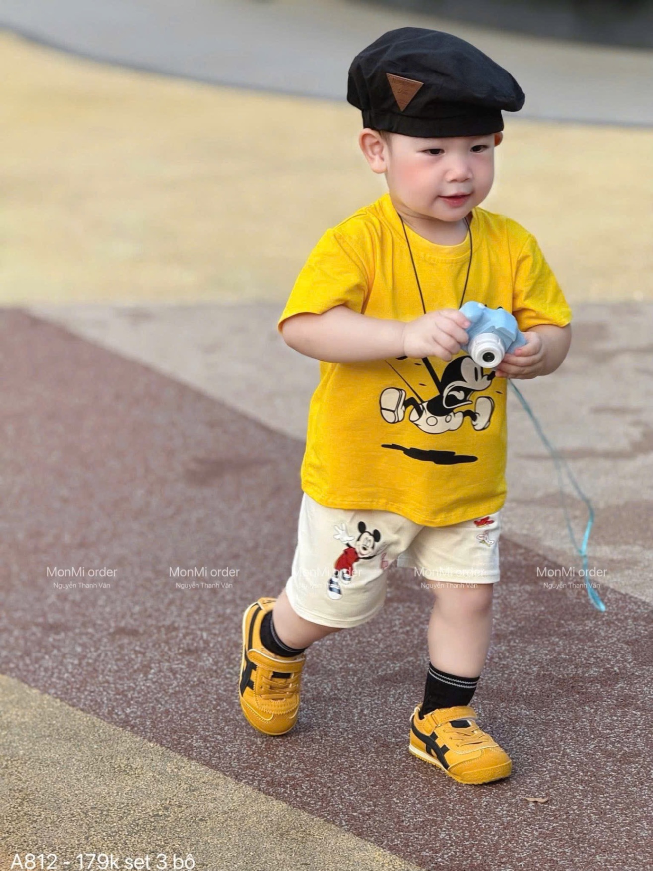 T815 - SET 3 BỘ ĐÙI BÉ TRAI AWESOME xanh đỏ vàng