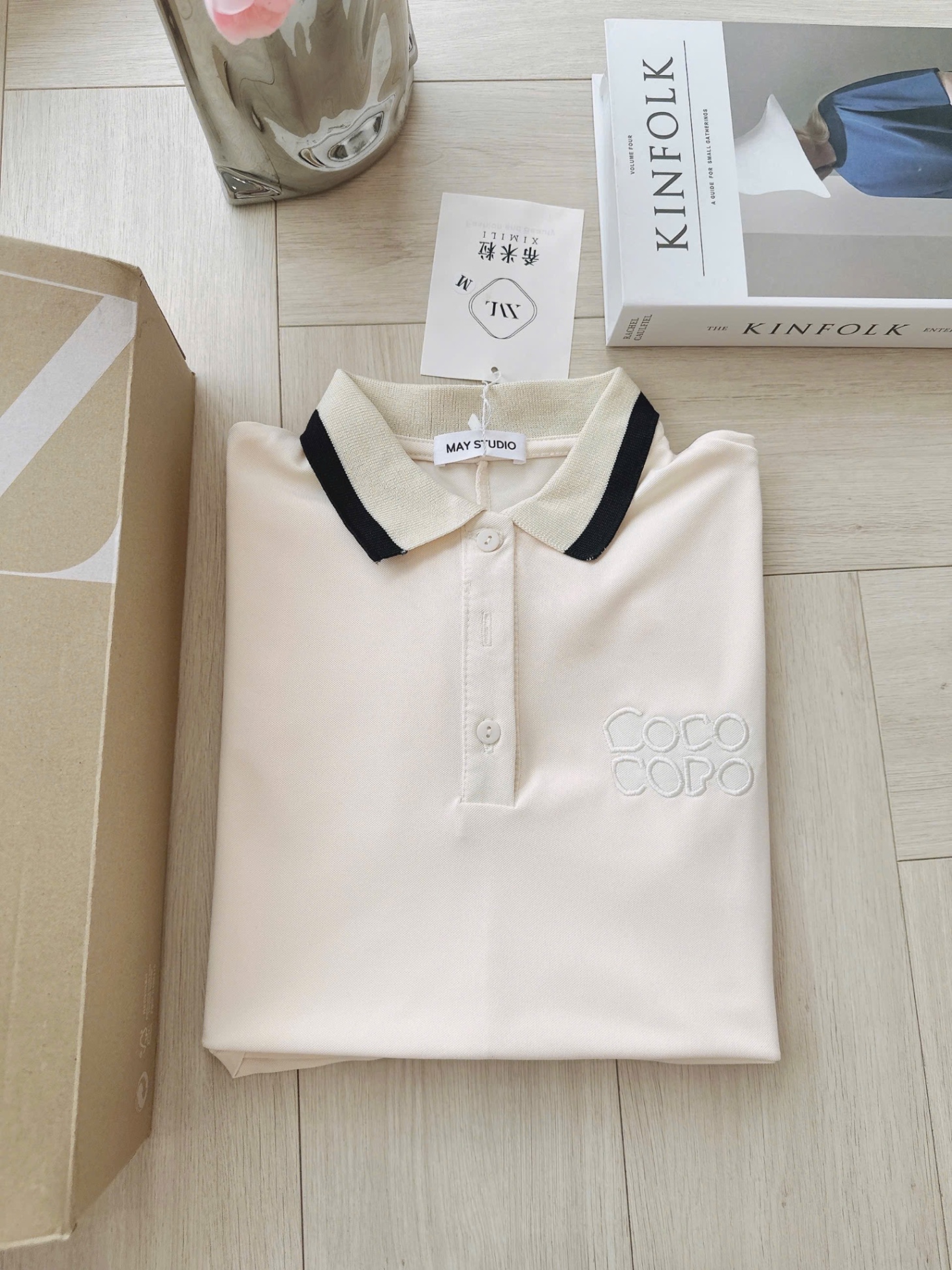 V483 - VÁY POLO NỮ SUÔNG XOÈ CỔ PHỐI
