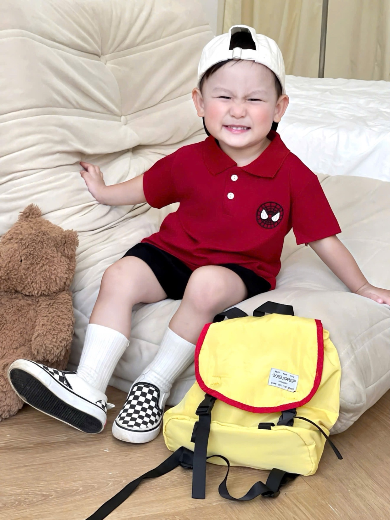 AB769 - SET 2 ÁO POLO BÉ TRAI CỘC TAY MARVEL
