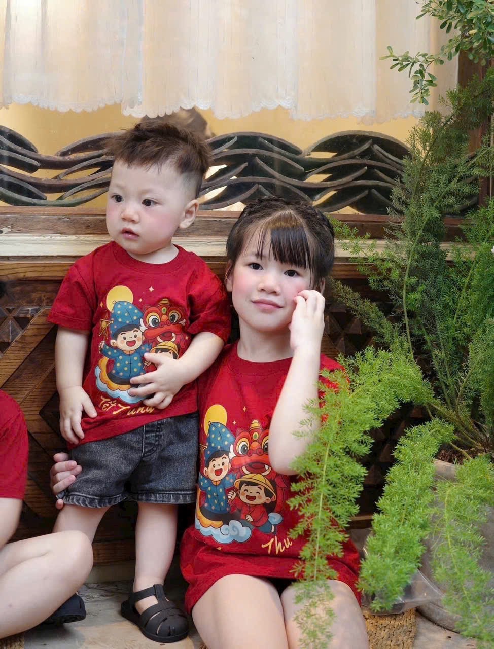 AB780 - ÁO PHÔNG BÉ ĐỎ TẾT TRUNG THU