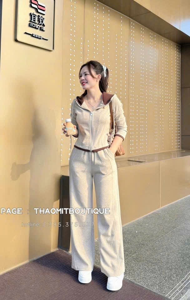 S164 - BỘ NỮ KHOÁ MŨ TĂM THỎ BE THÊU MÈO