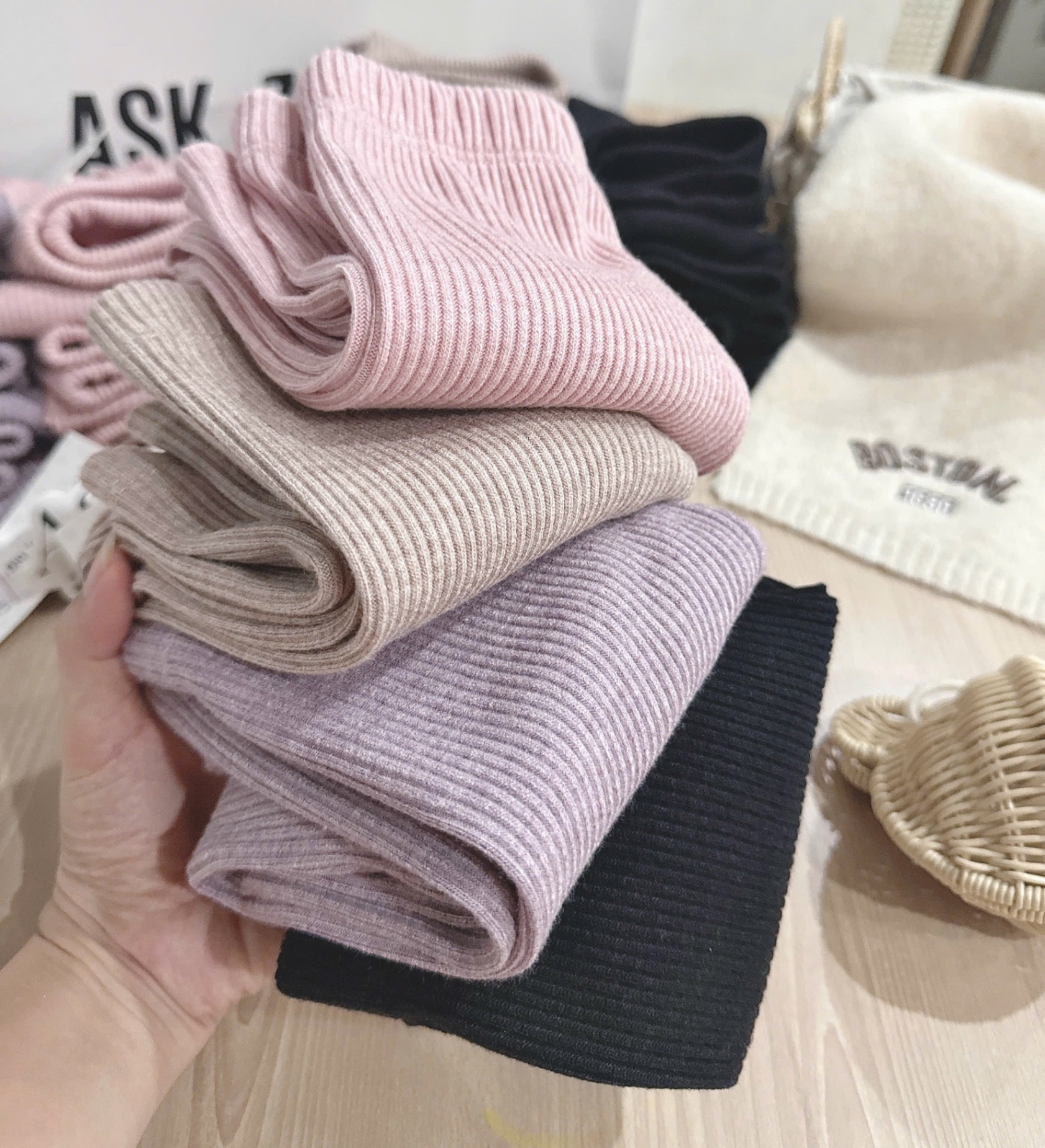 QB334 - SET 2 QUẦN BÉ GÁI LEGGING LEN TĂM LOẠI ĐẸP