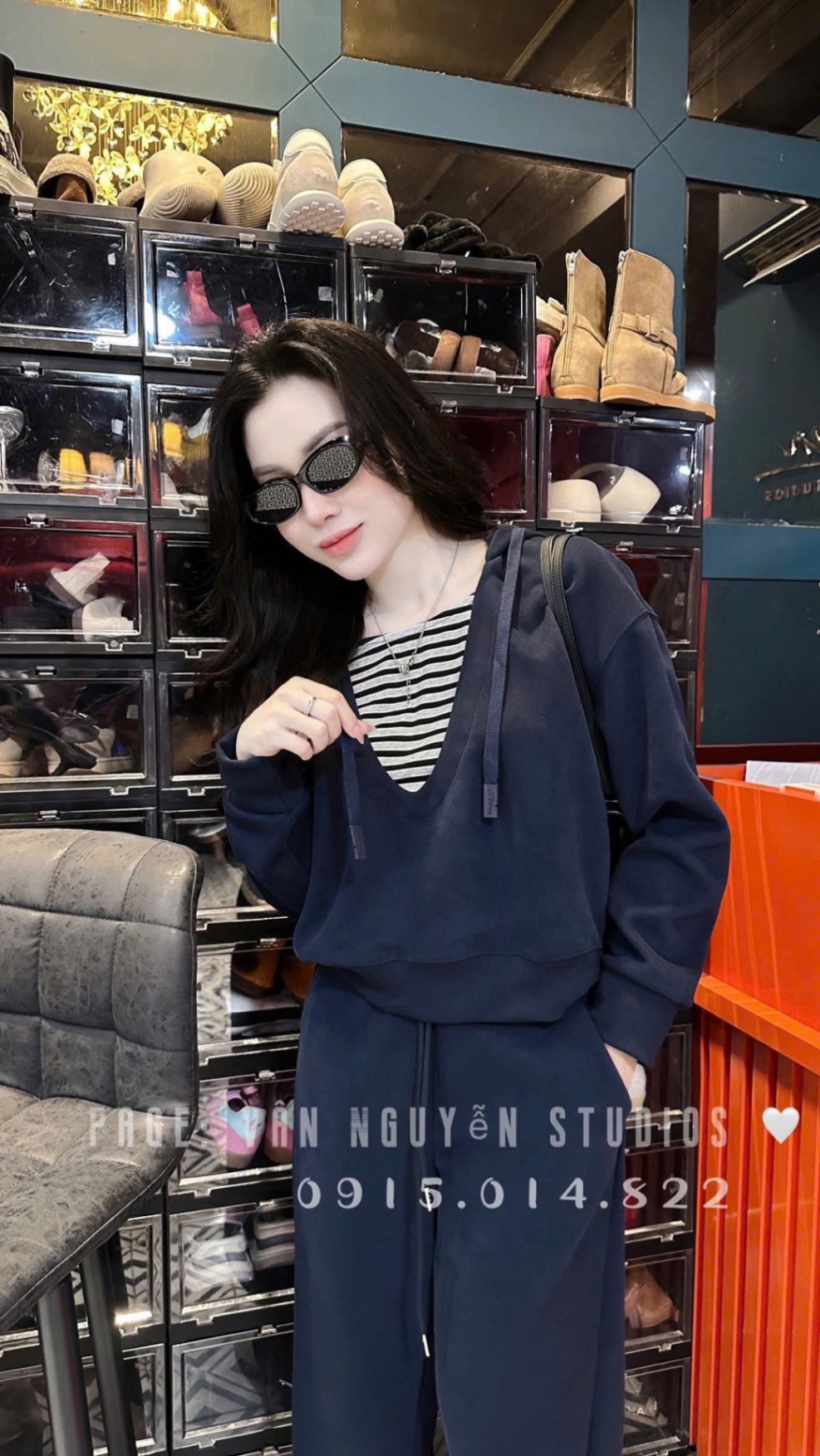 S165 - SET NỈ HAIDA NỮ THAN PHỐI KẺ NGỰC