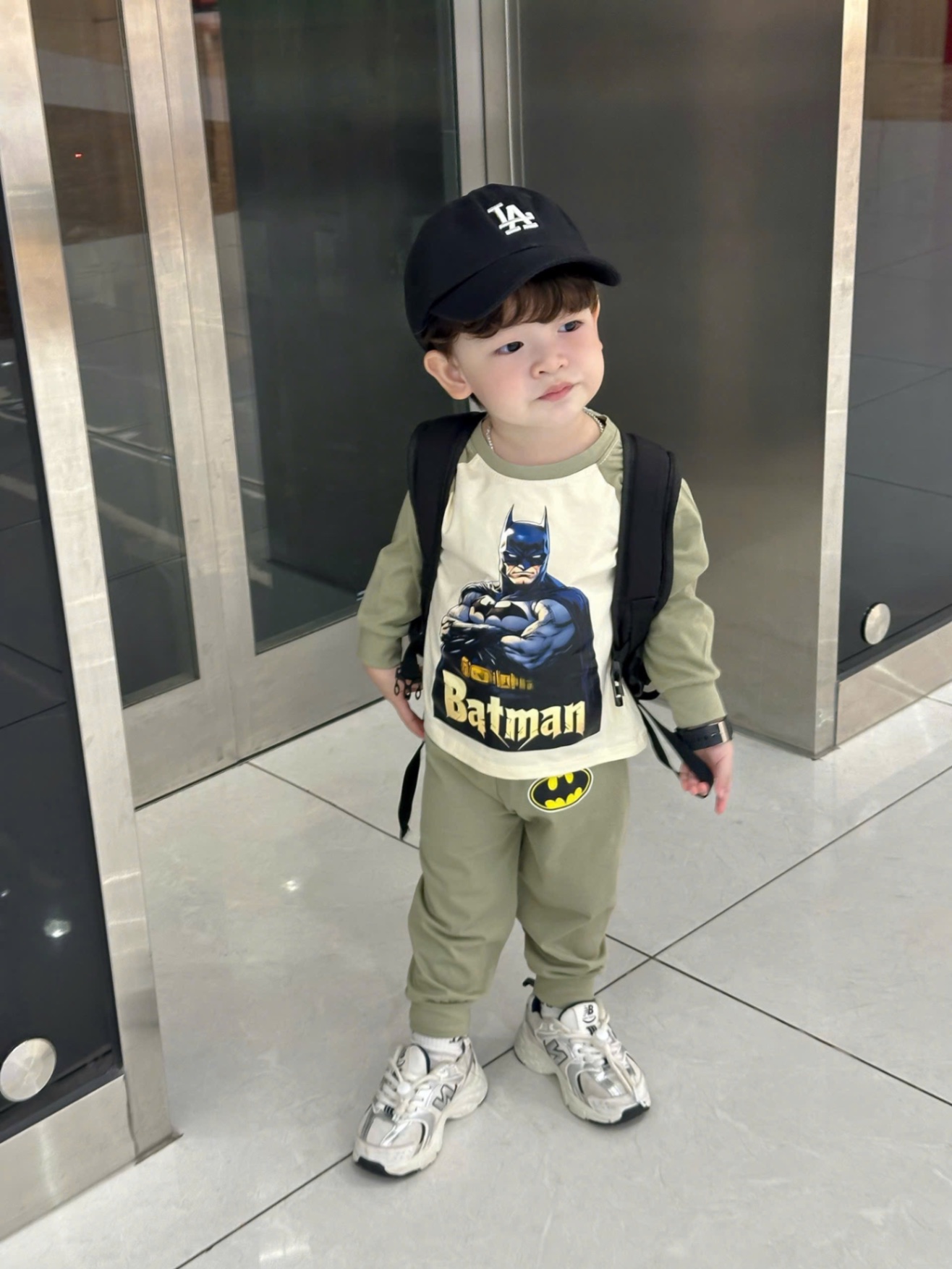 T949 - SET 2 BỘ BÉ TRAI DÀI TAY BATMAN BE TAY RÊU