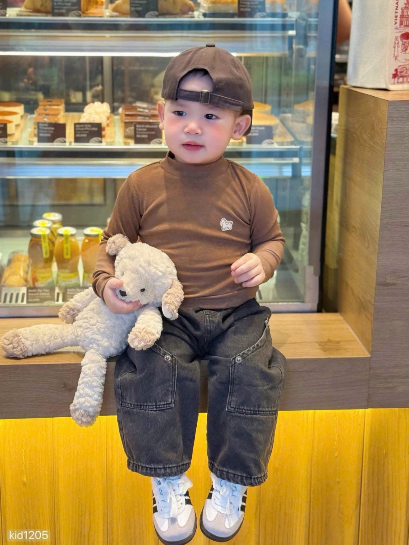 AB794 - SET 3 ÁO BÉ TĂM HÀN CỔ 3P THÊU NGỰA