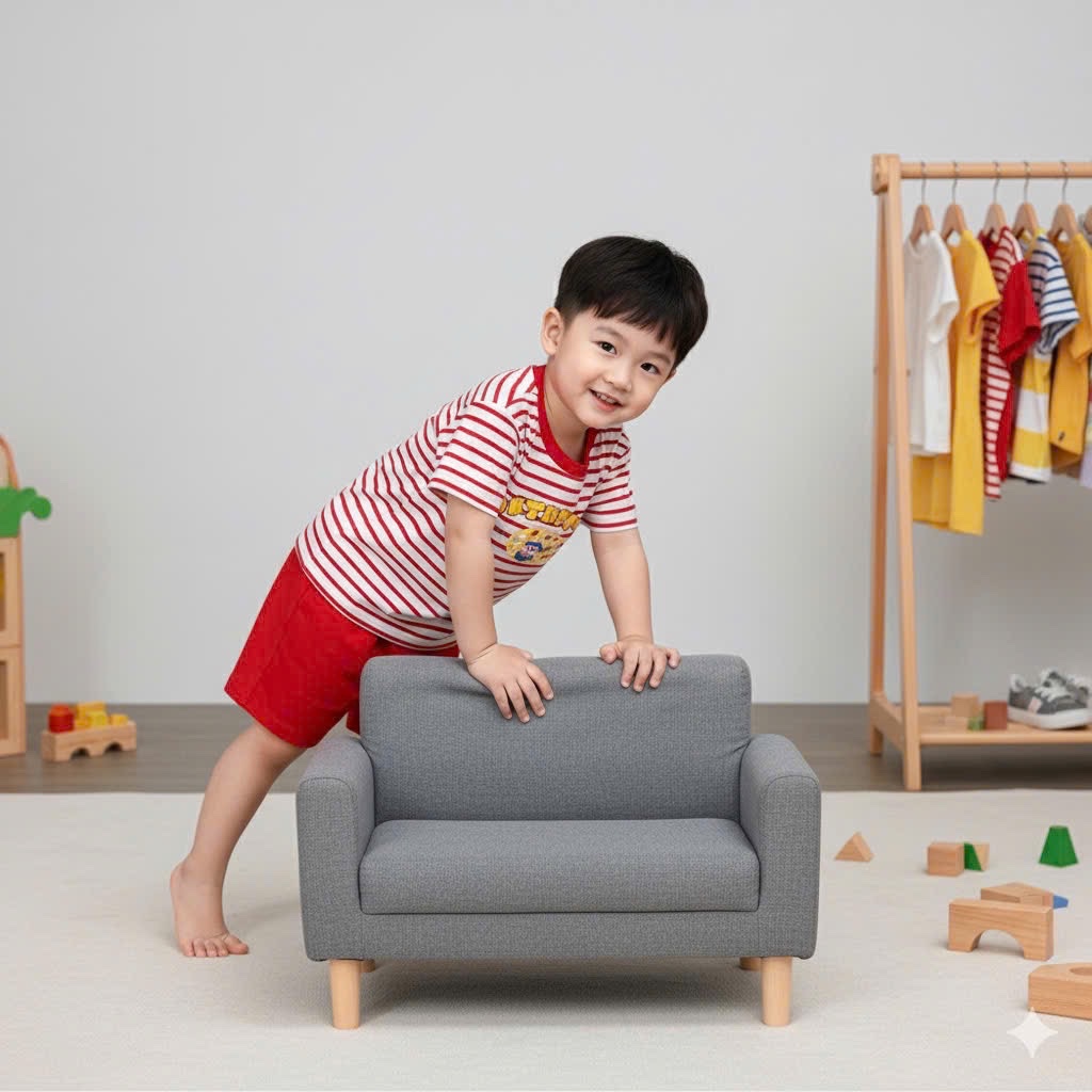 T956 - SET 2 BỘ ĐÙI BÉ TRAI YOUTH POWER VIỀN xanh đỏ