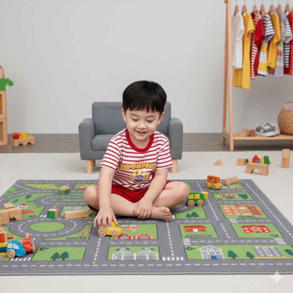 T956 - SET 2 BỘ ĐÙI BÉ TRAI YOUTH POWER VIỀN xanh đỏ