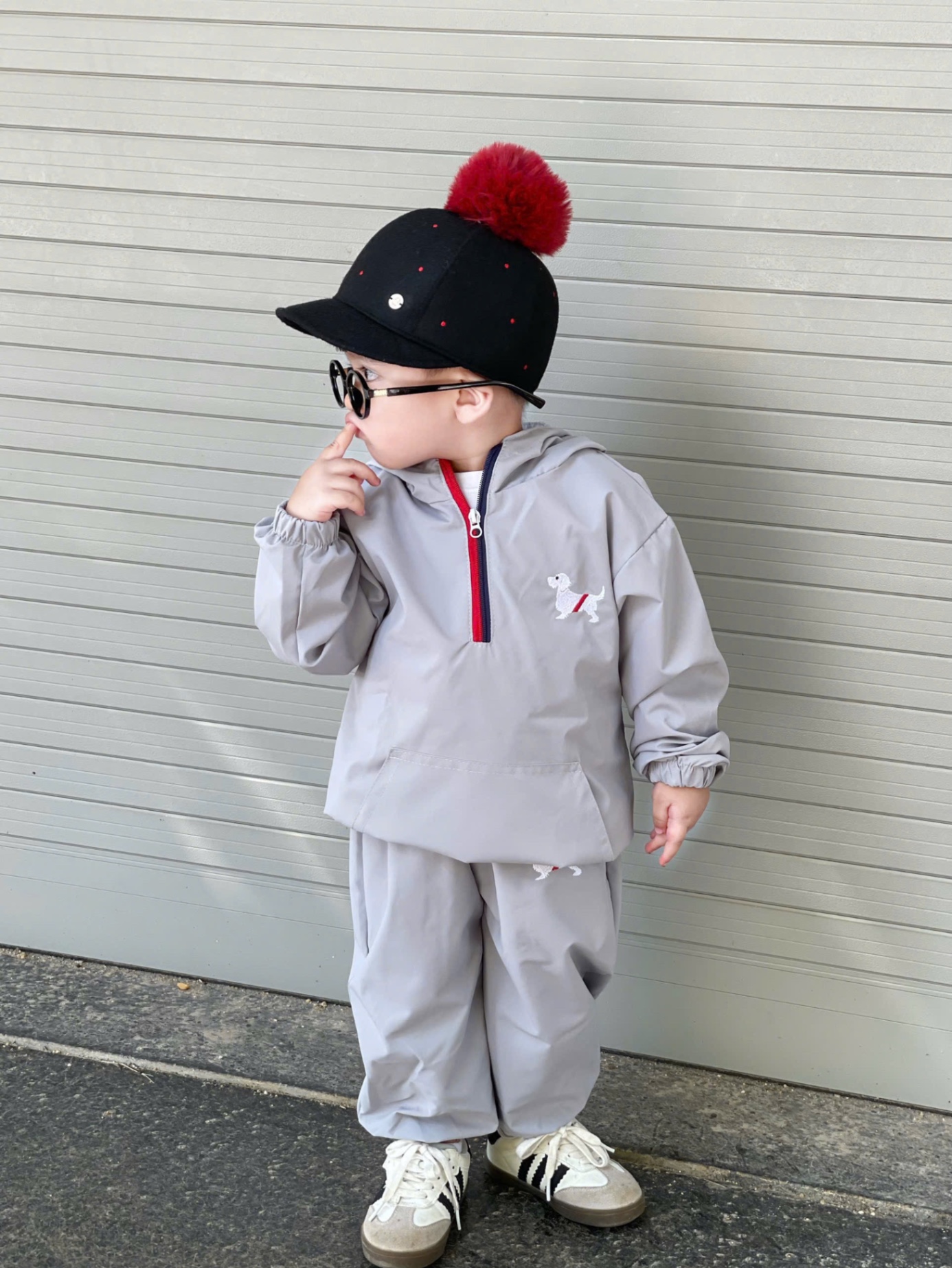 T988 - BỘ GIÓ BÉ TRAI MŨ LIỀN THOM