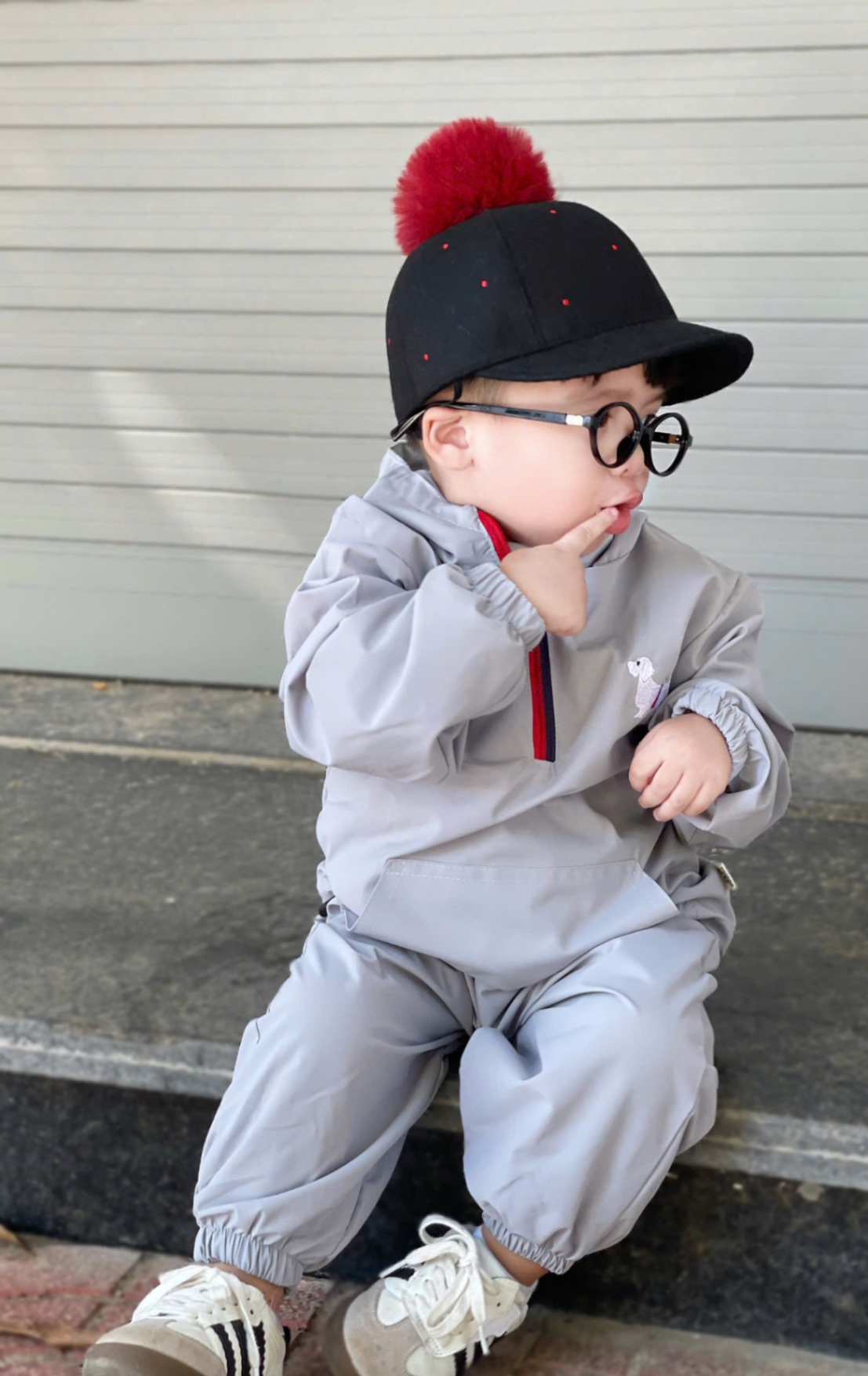 T988 - BỘ GIÓ BÉ TRAI MŨ LIỀN THOM