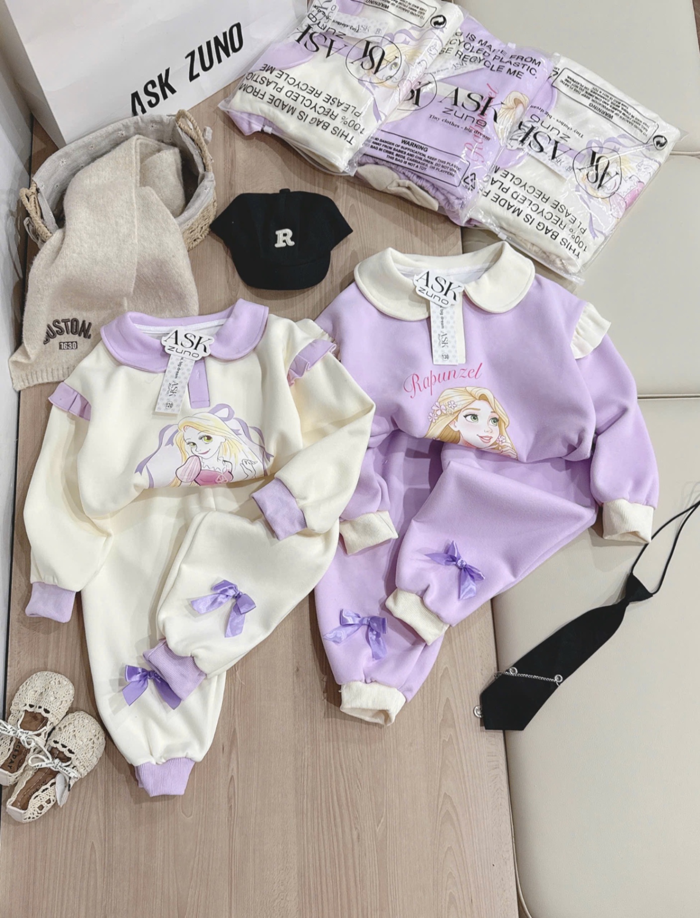 G786 - SET BÉ GÁI CÔNG CHÚA PHỐI BÈO SIZE NHỠ