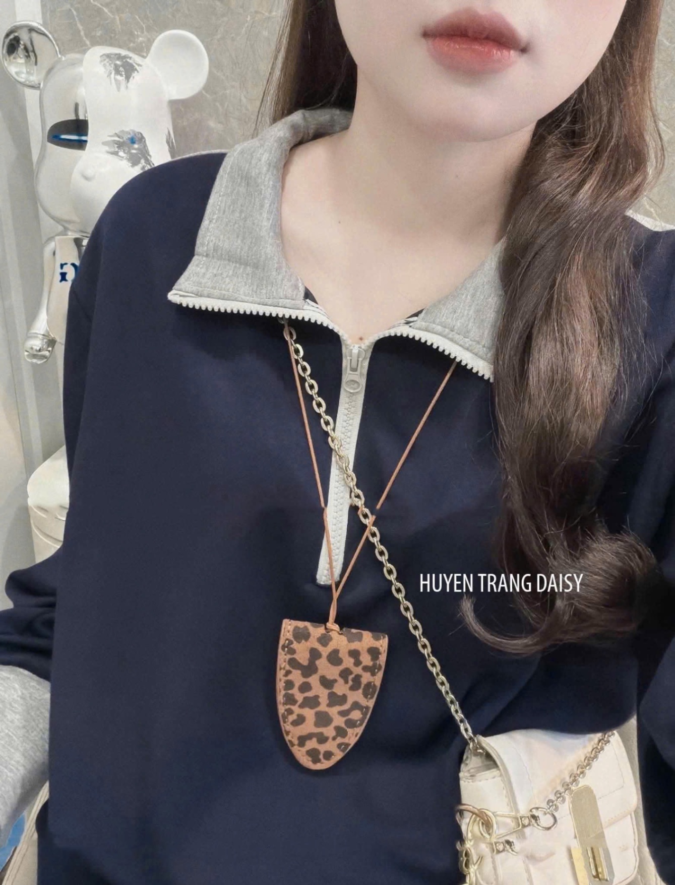 S193 - BỘ NỈ HAIDA THAN CỔ KHOÁ PHỐI GHI