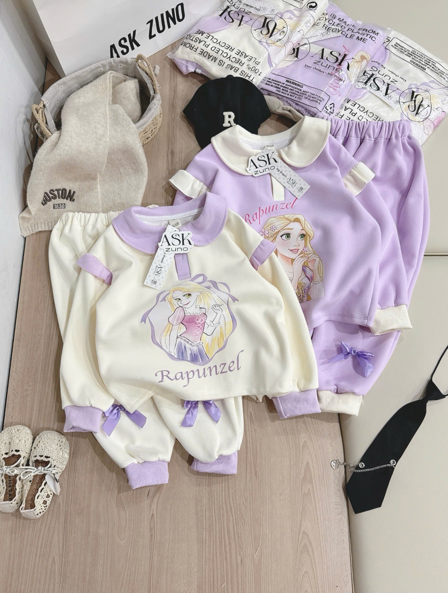 G786 - SET BÉ GÁI CÔNG CHÚA PHỐI BÈO SIZE NHỠ