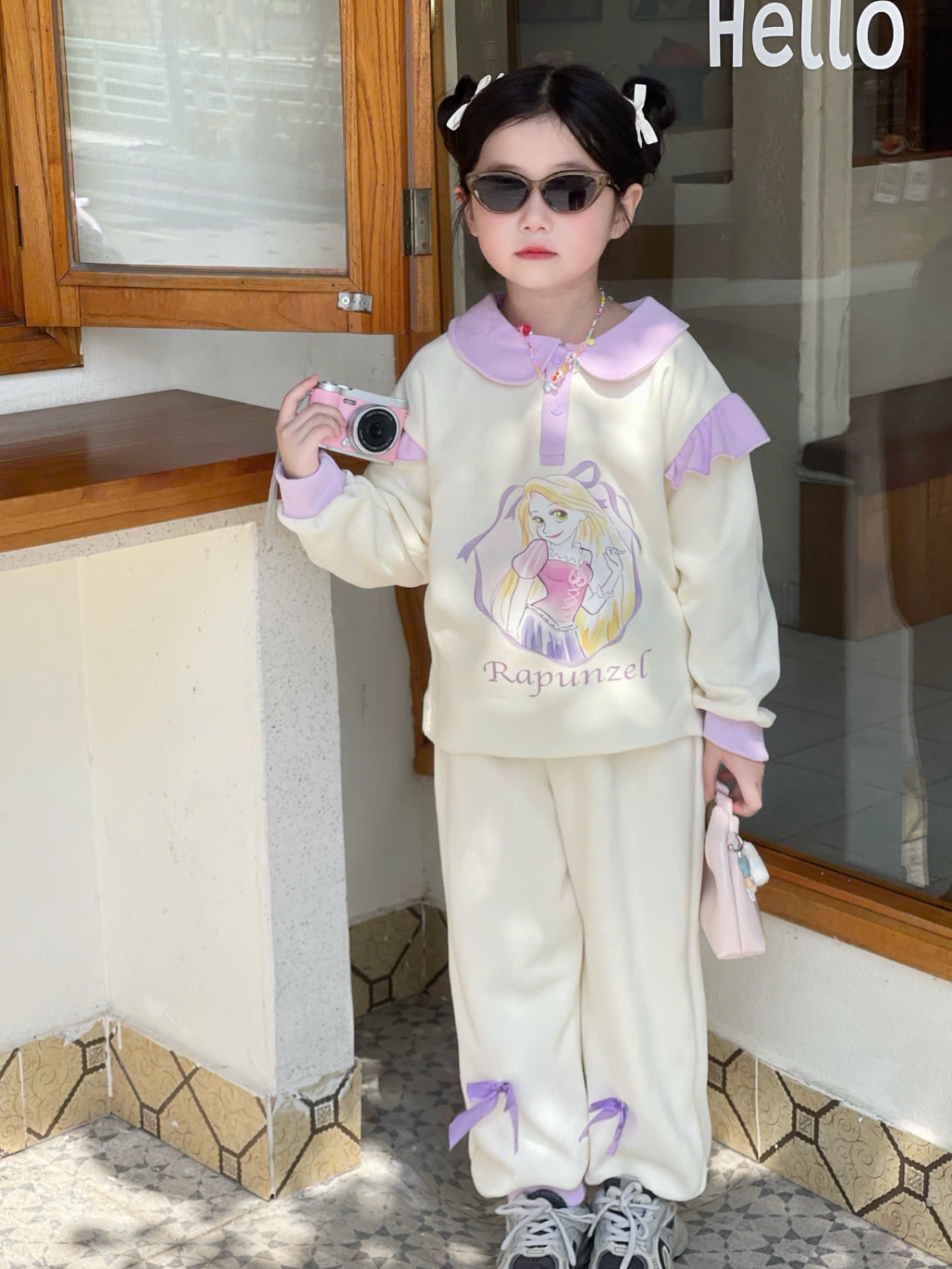 G786 - SET BÉ GÁI CÔNG CHÚA PHỐI BÈO SIZE NHỠ