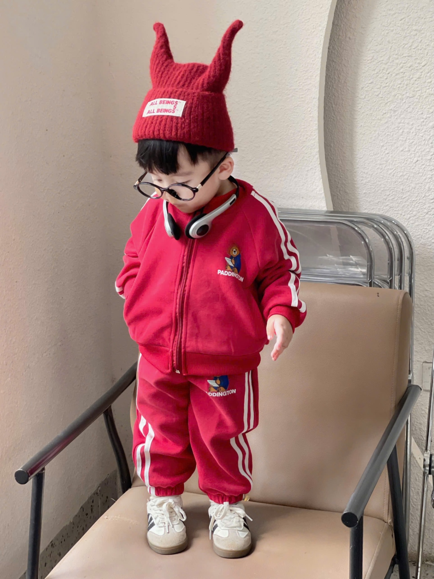T999 - BỘ NỈ KHOÁ BÉ TRAI GẤU PADDINGTON