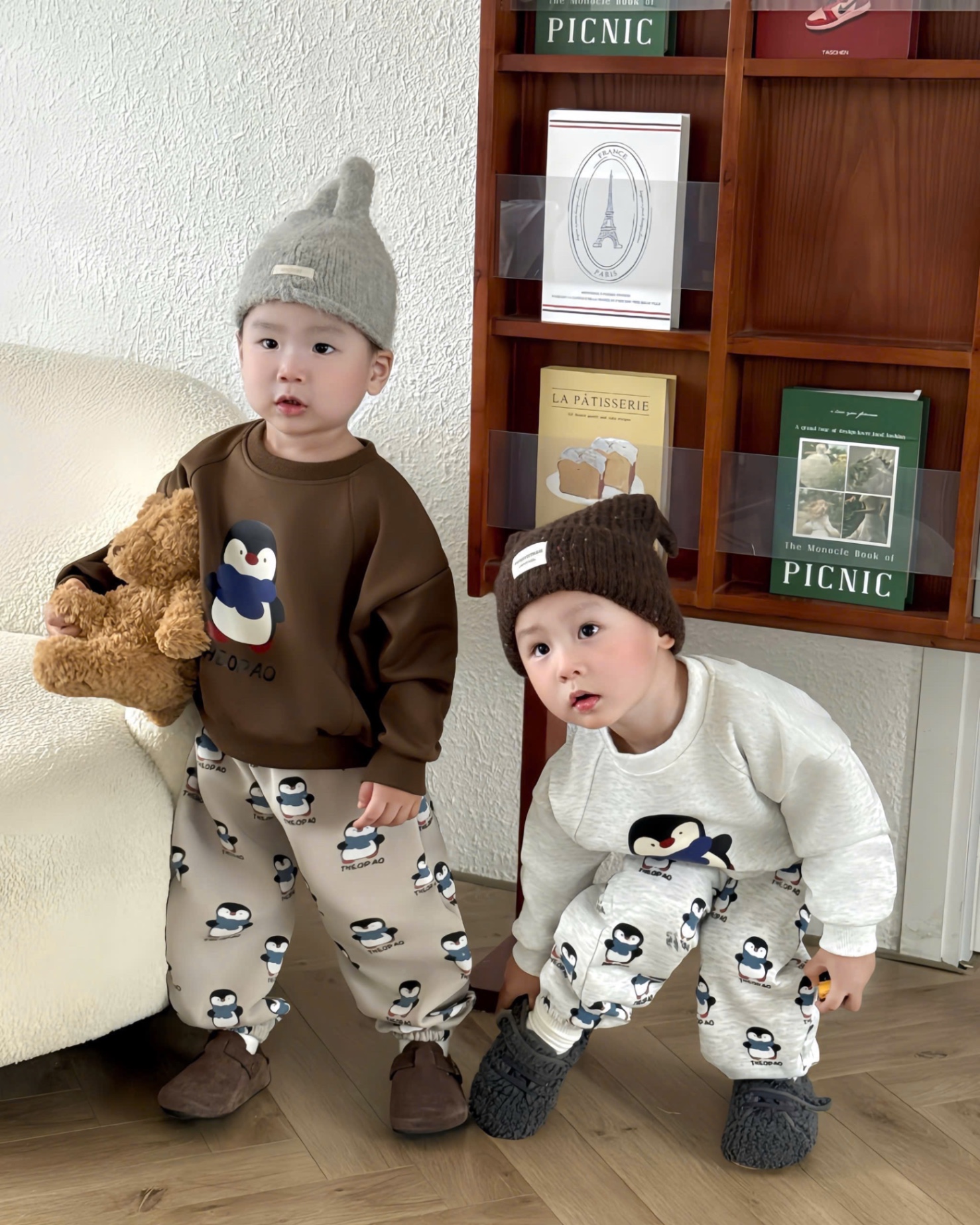 T002 - BỘ NỈ BÉ TRAI CHIM CÁNH CỤT