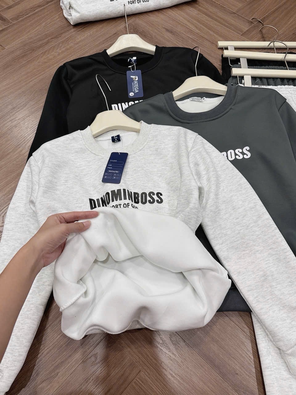 B289 - BỘ NỈ NAM LÓT LÔNG CÁO DINOMIN BOSS