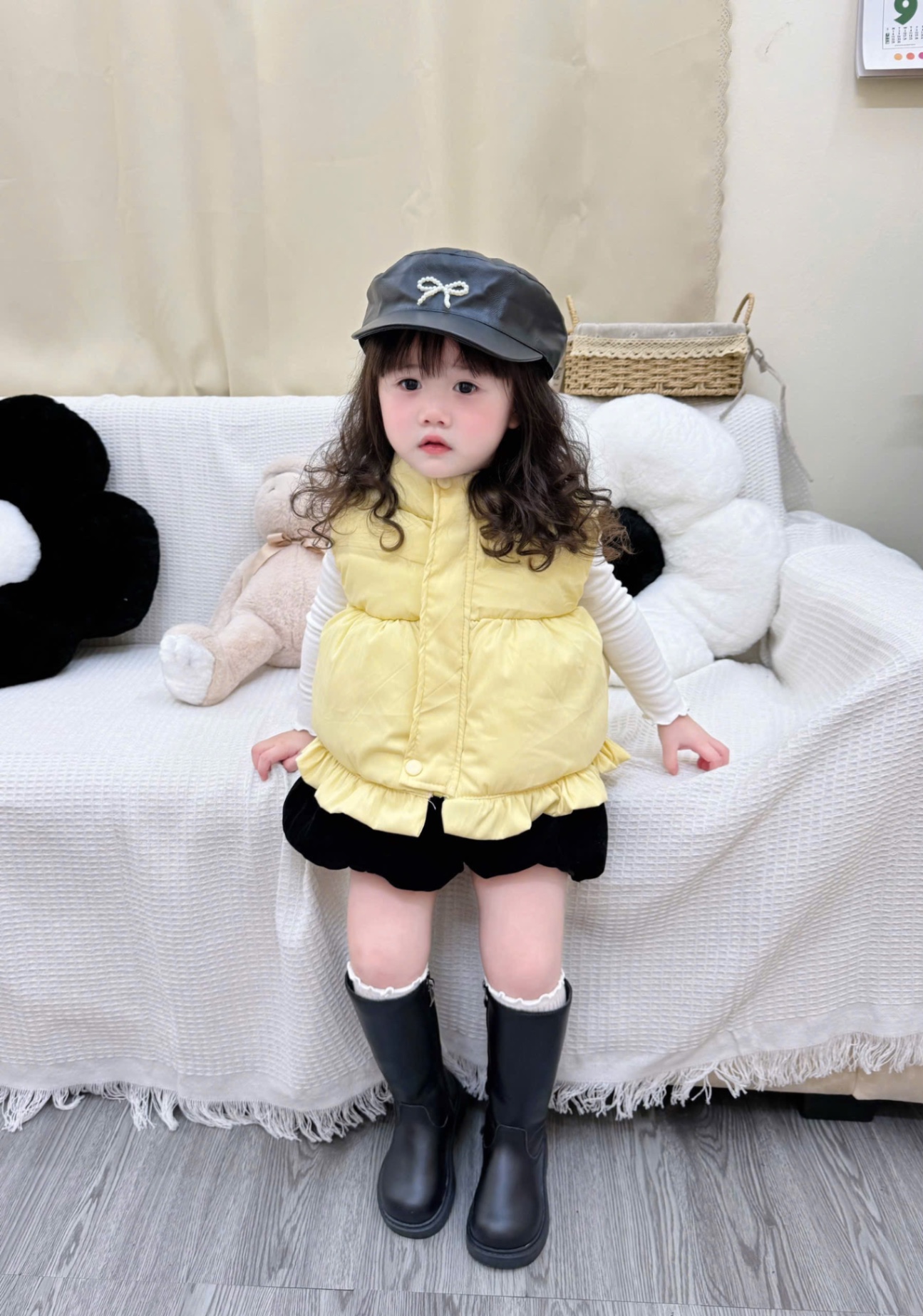 AB827 - ÁO PHAO GILE BÉ GÁI BÈO GẤU