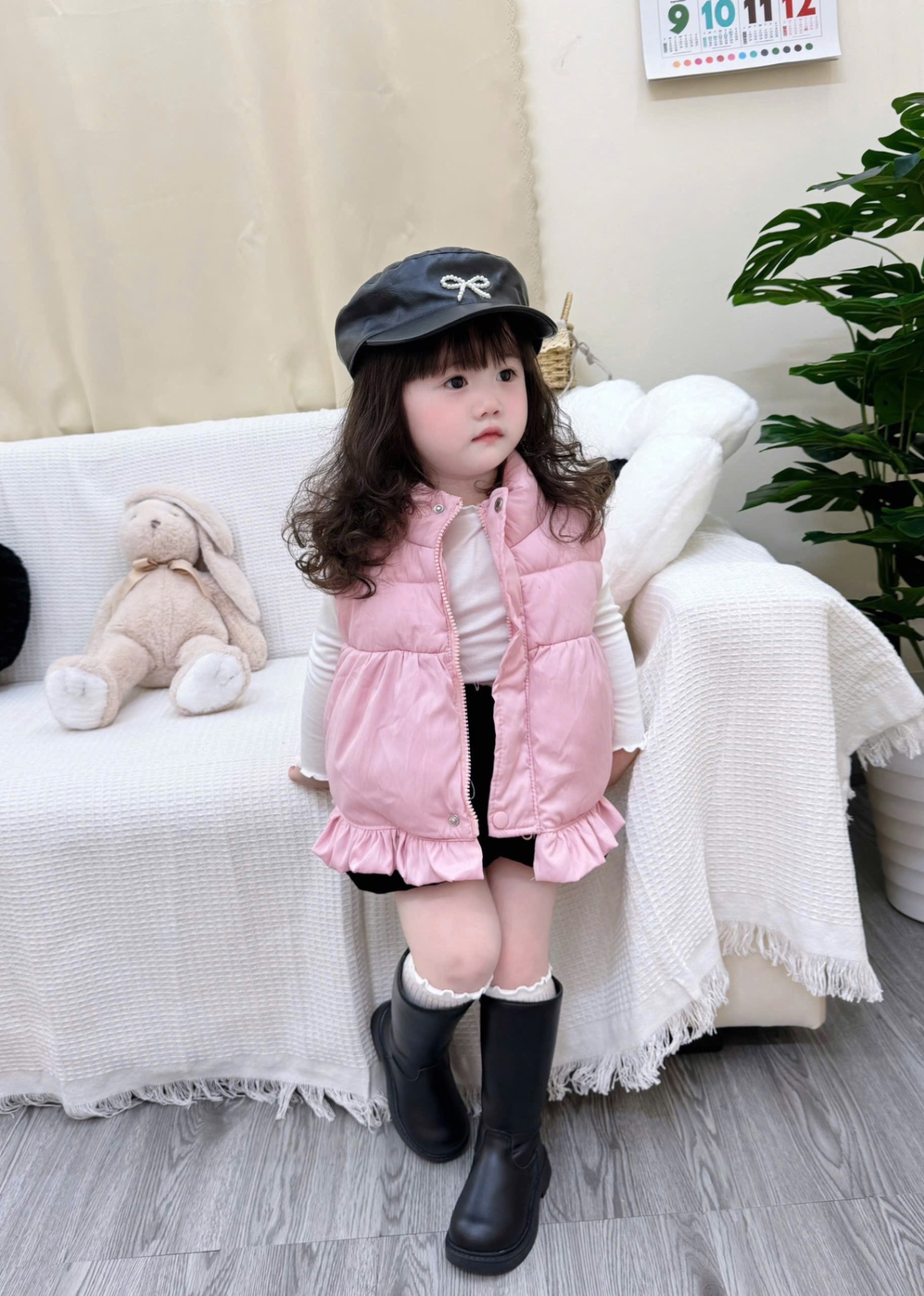 AB827 - ÁO PHAO GILE BÉ GÁI BÈO GẤU
